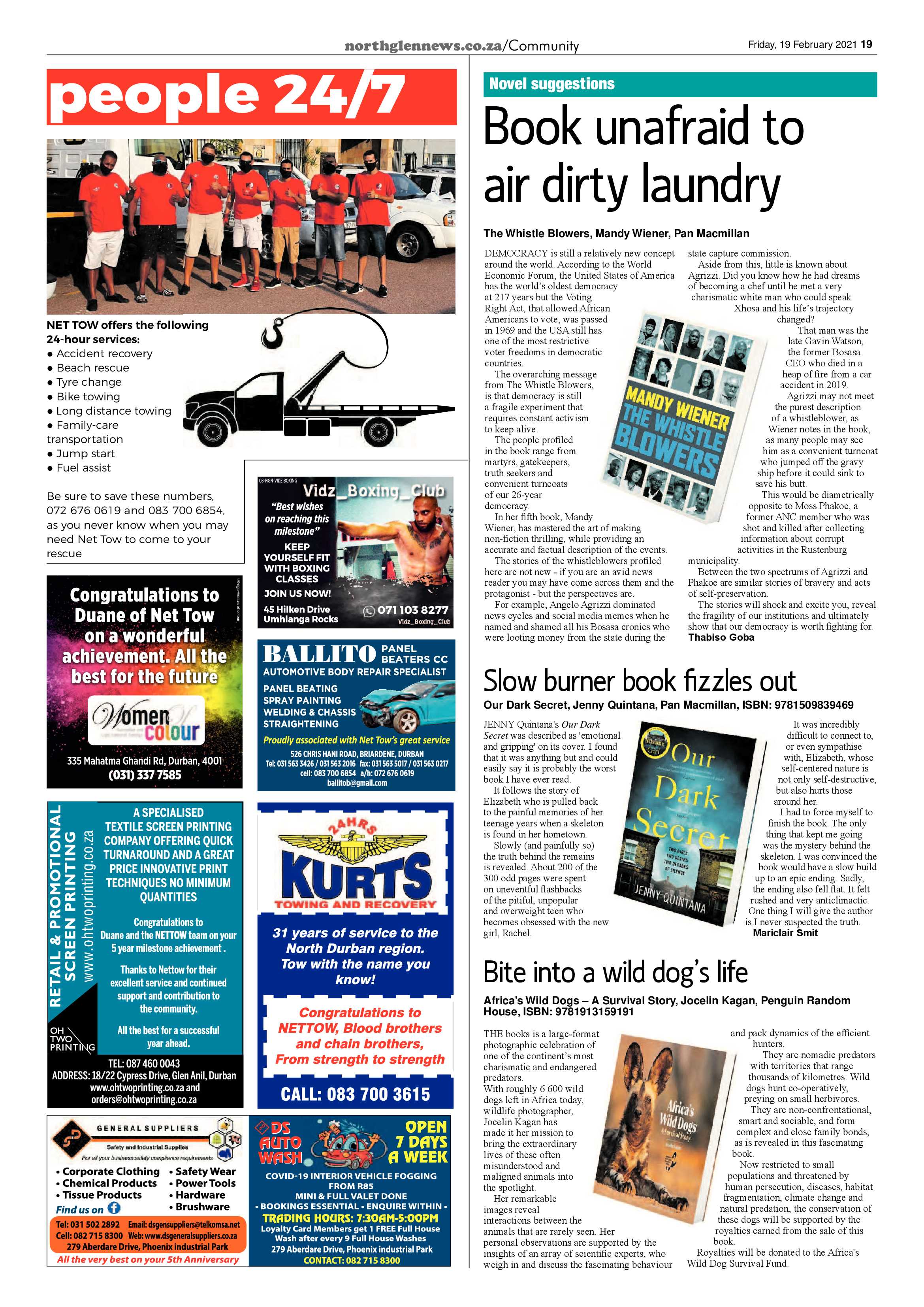 Northglen News 19 February 2021 page 19