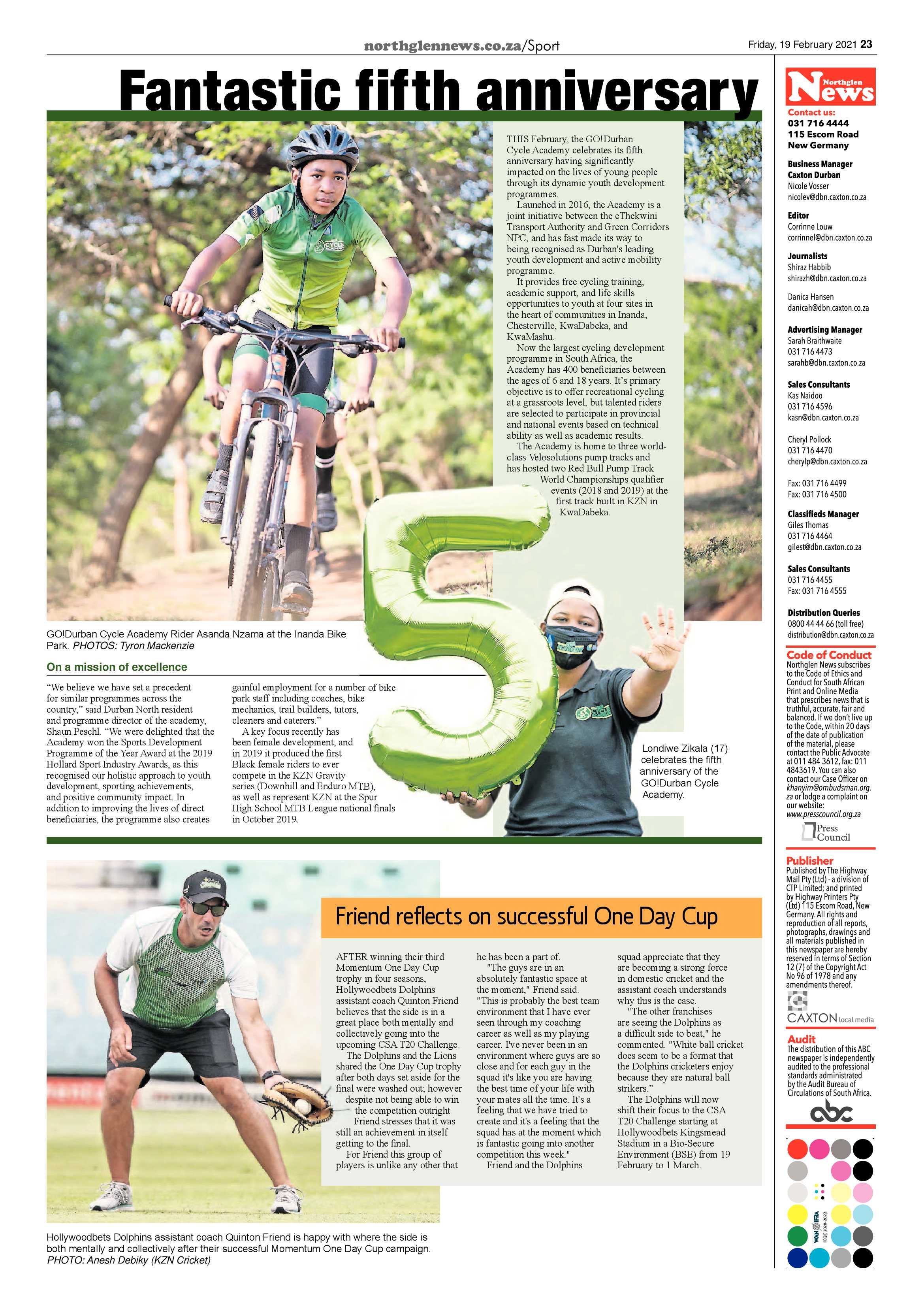 Northglen News 19 February 2021 page 23