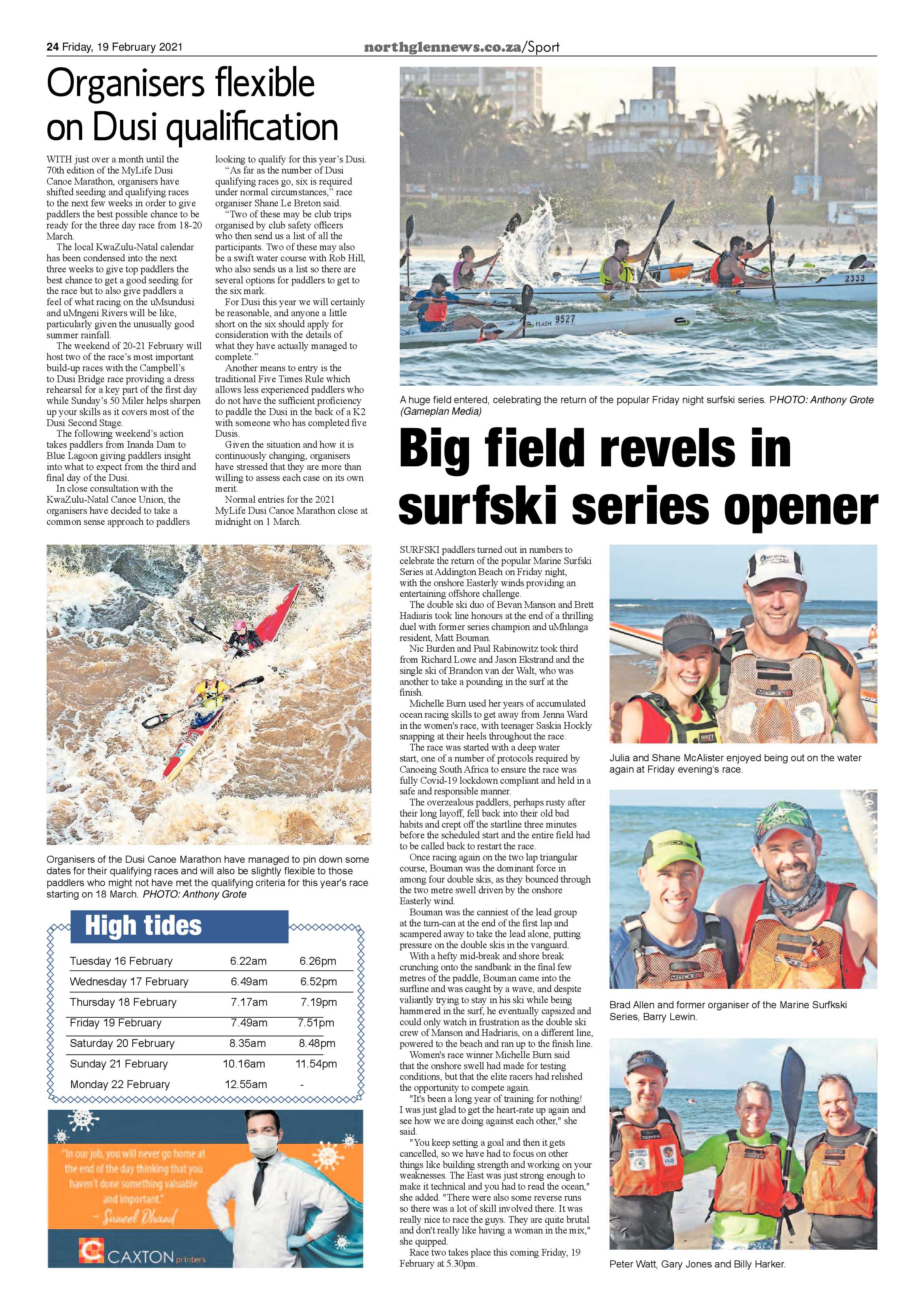 Northglen News 19 February 2021 page 24