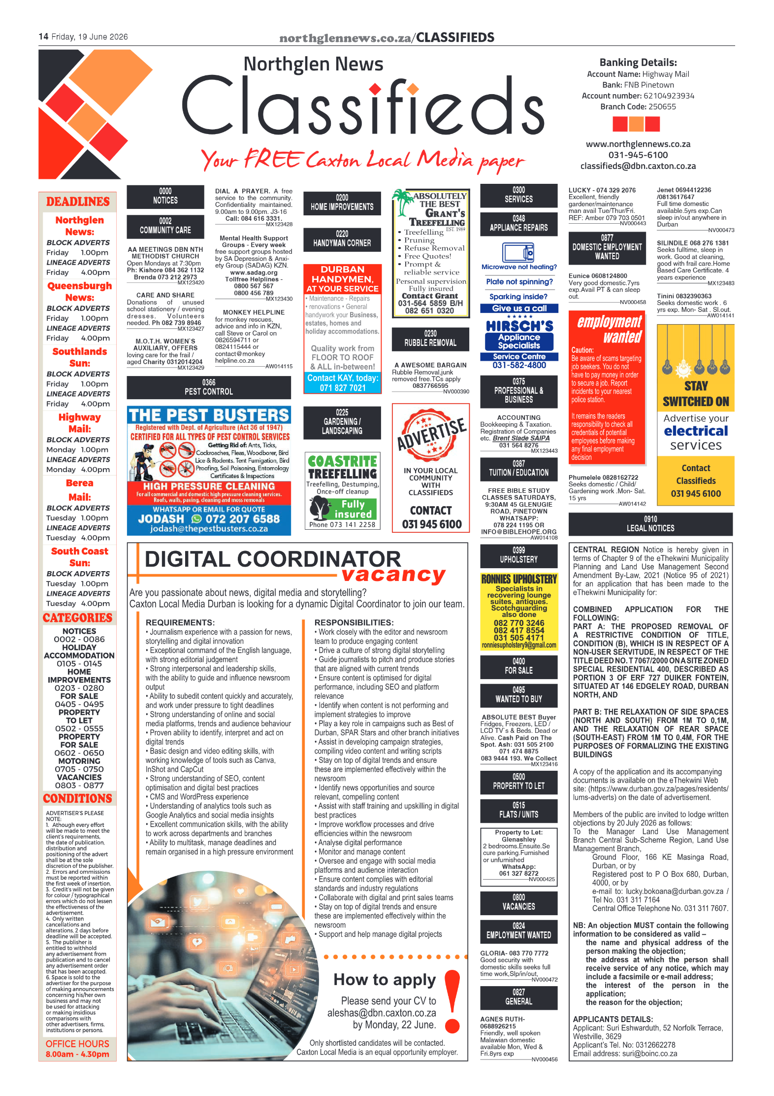 Northglen News 19 June 2026 page 14