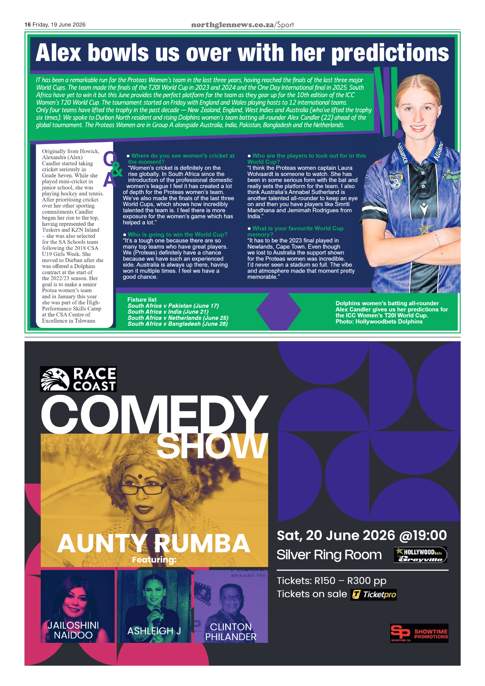 Northglen News 19 June 2026 page 16