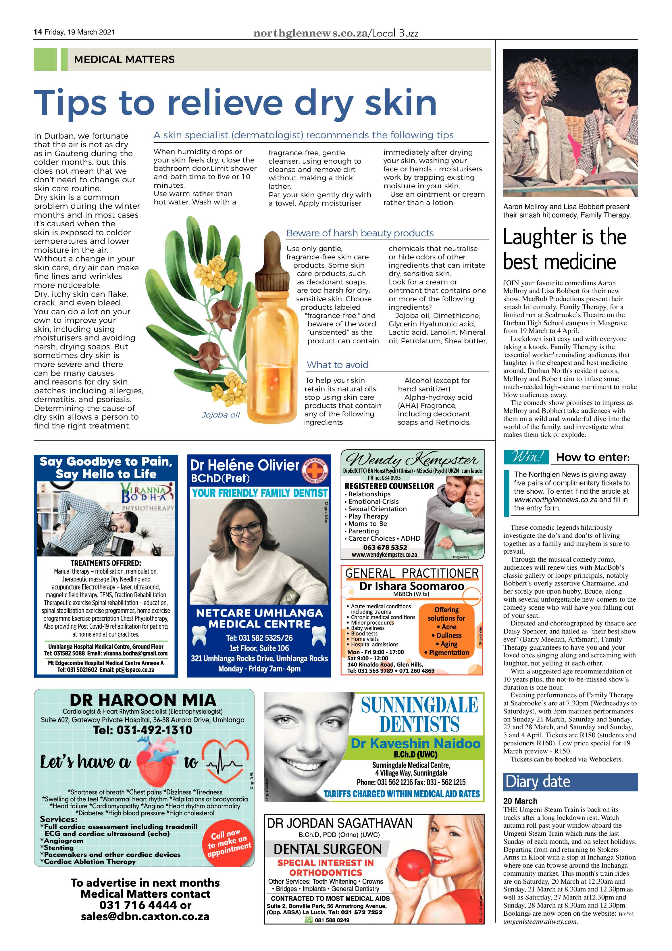 Northglen News 19 March 2021 page 14