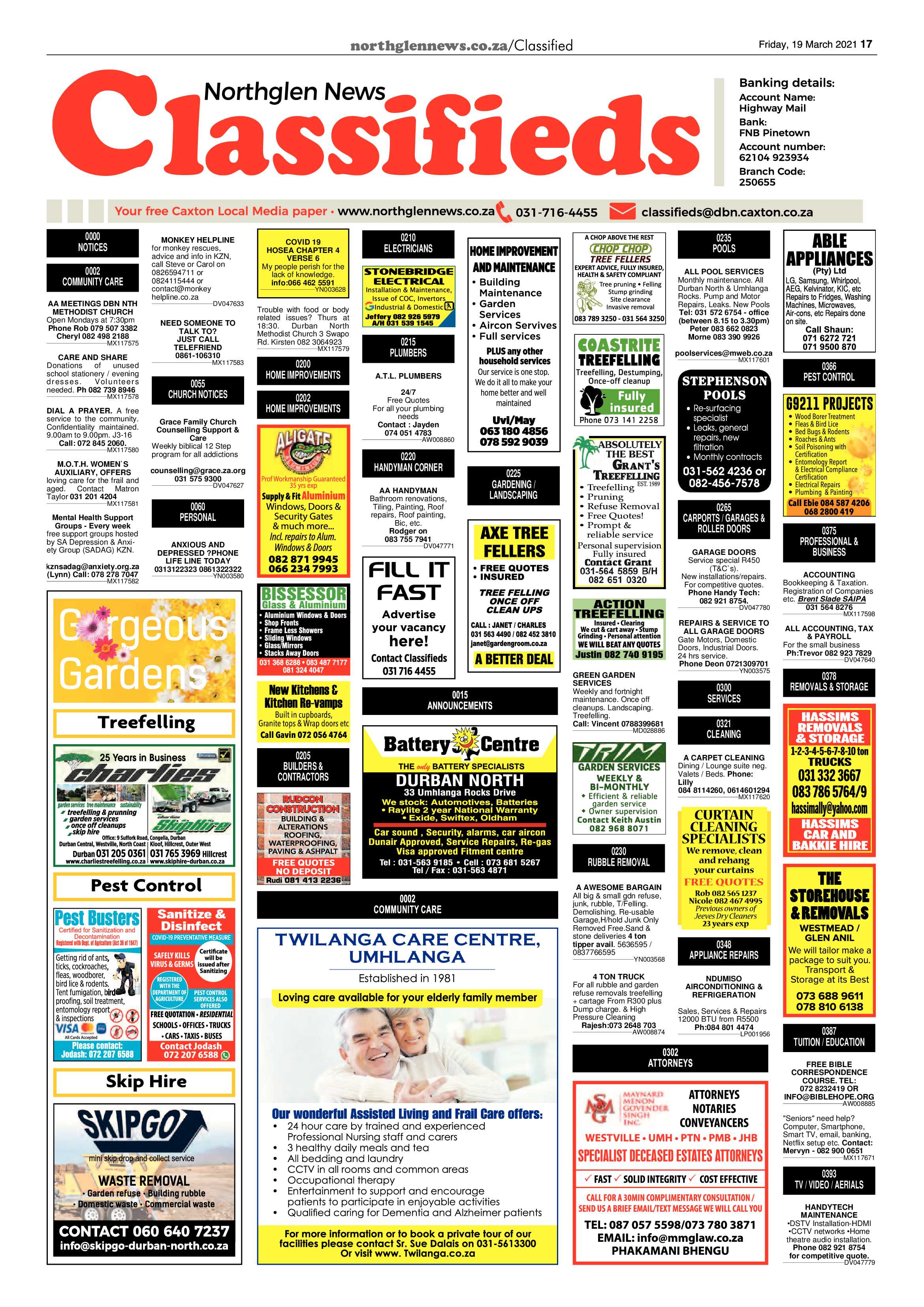 Northglen News 19 March 2021 page 17