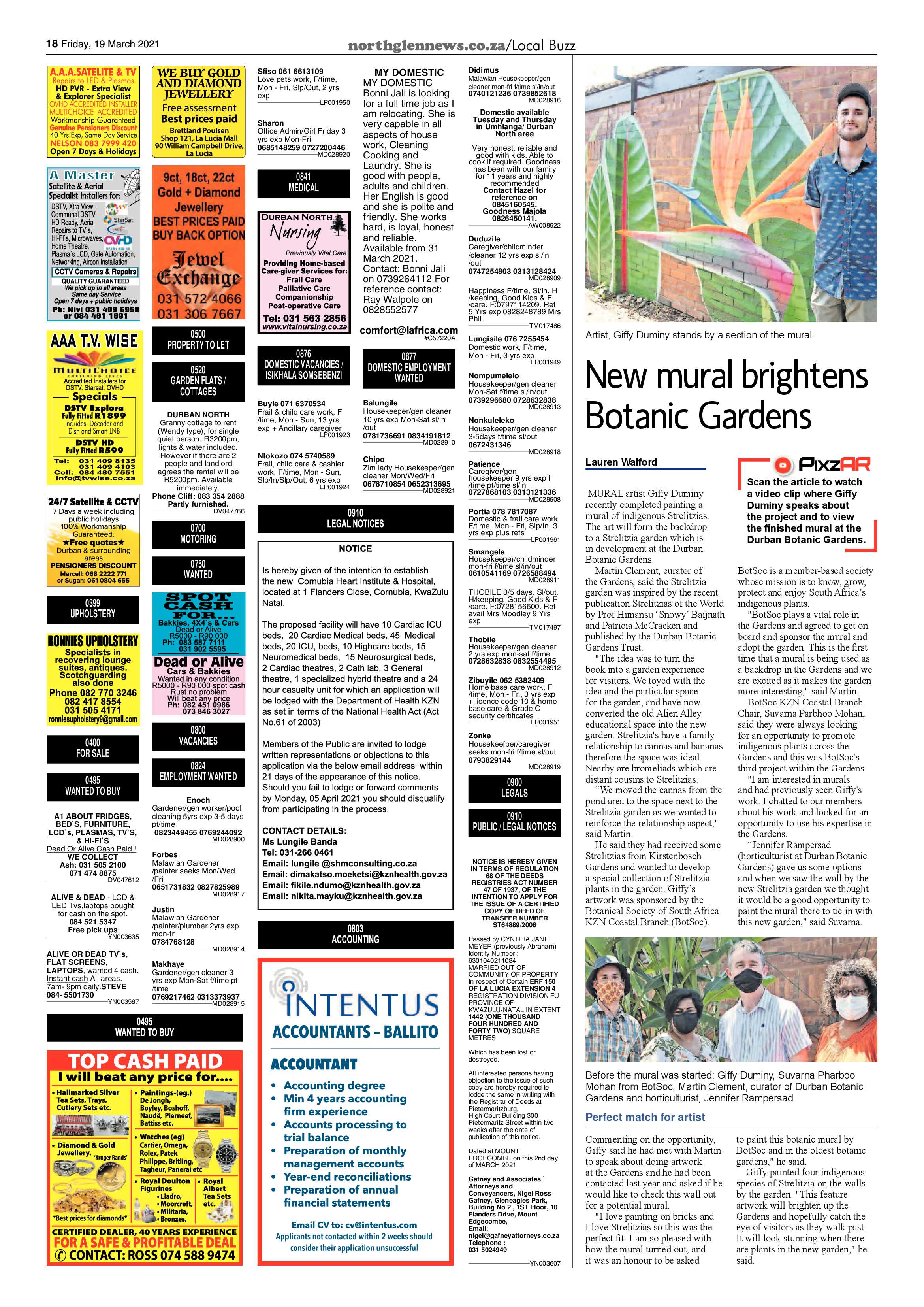 Northglen News 19 March 2021 page 18