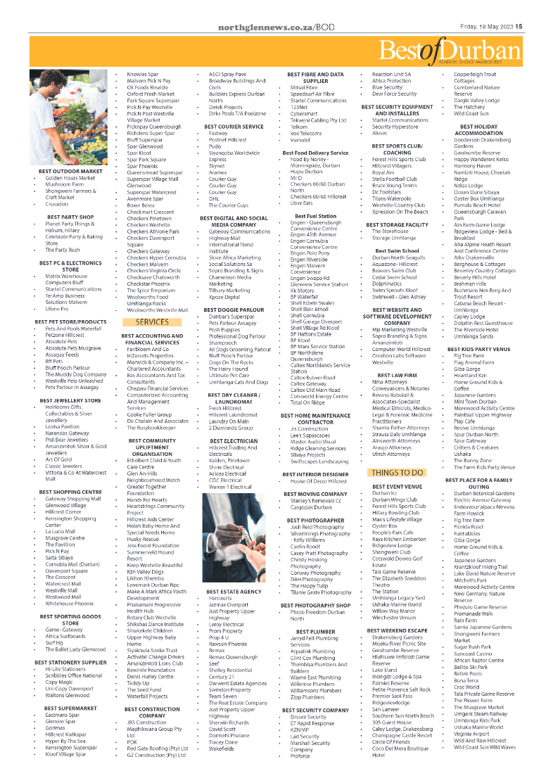 Northglen News 19 May 2023 page 15