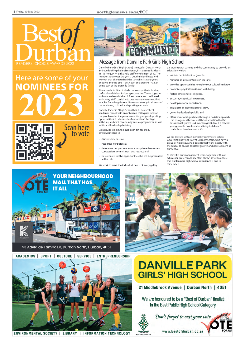 Northglen News 19 May 2023 page 16