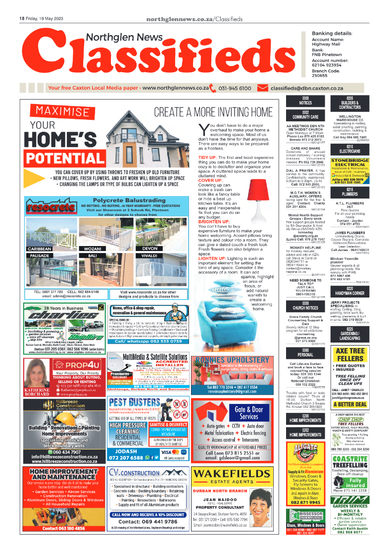 Northglen News 19 May 2023 page 18