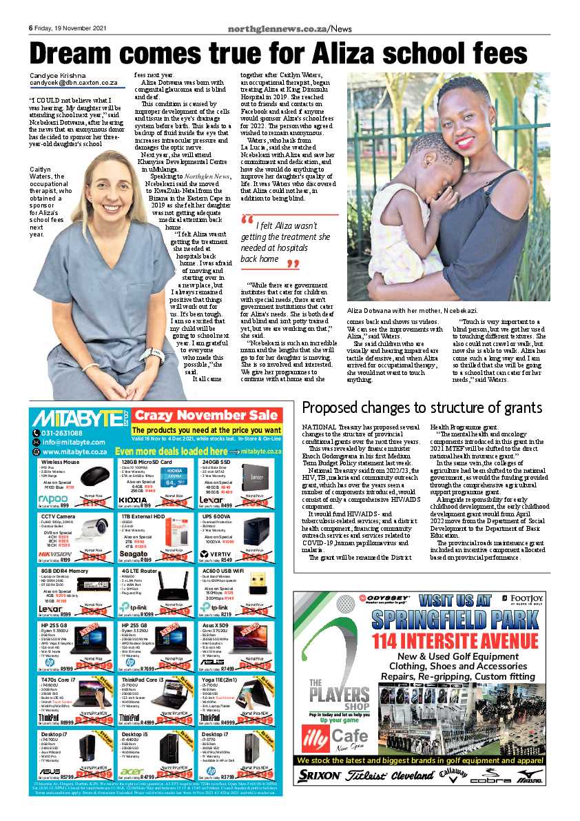 Northglen News 19 November 2021 page 6