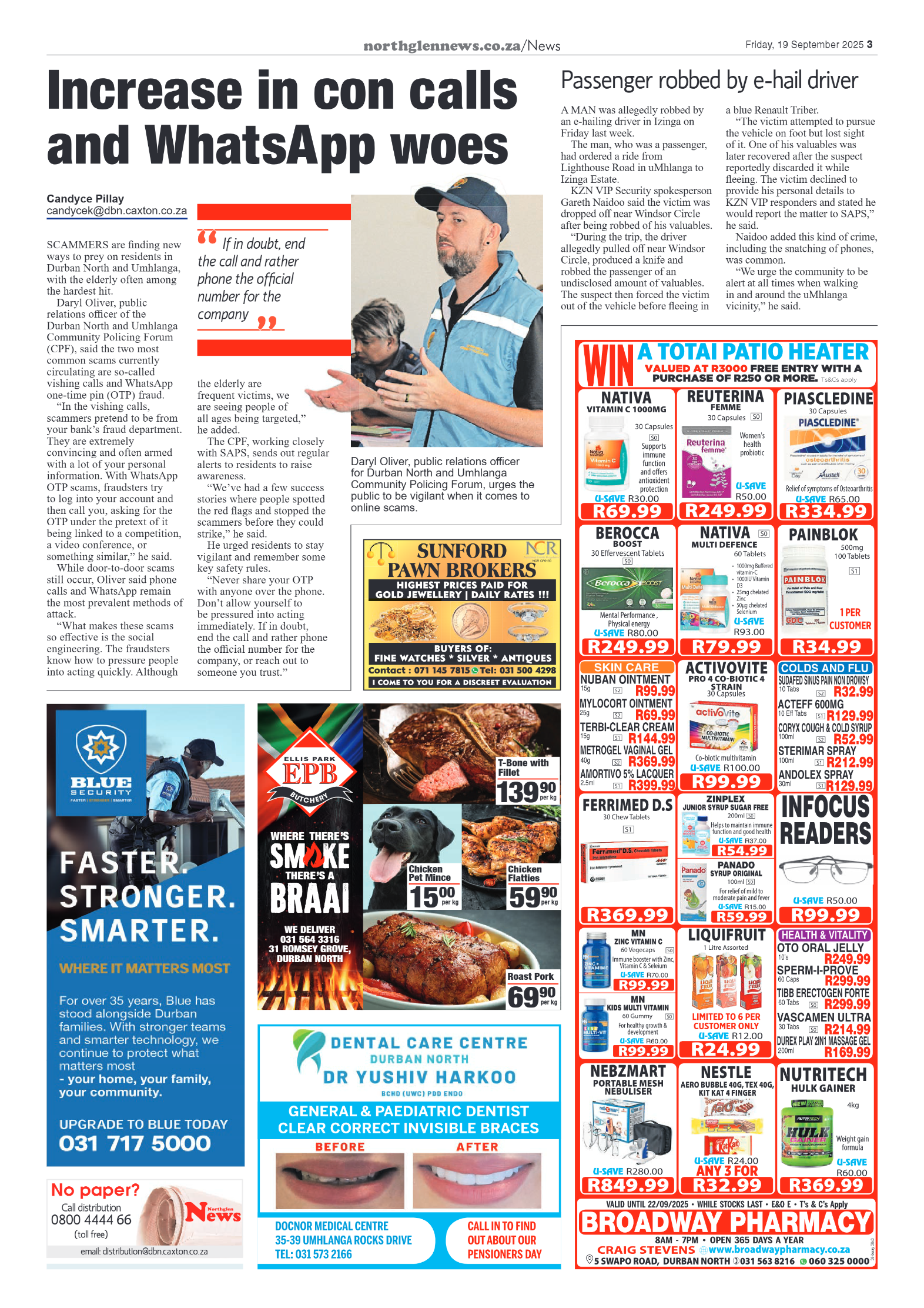 Northglen News 19 September 2025 page 3