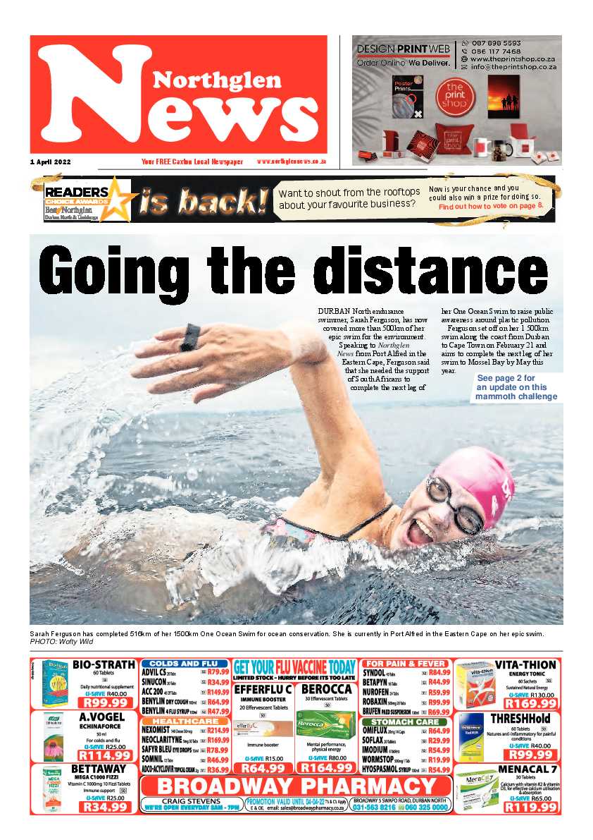 Northglen News 1 April 2022 page 1