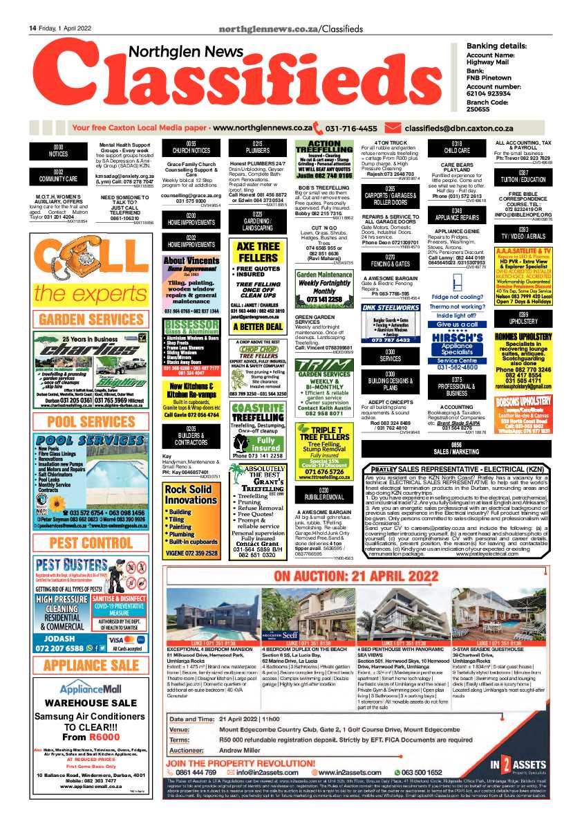 Northglen News 1 April 2022 page 14