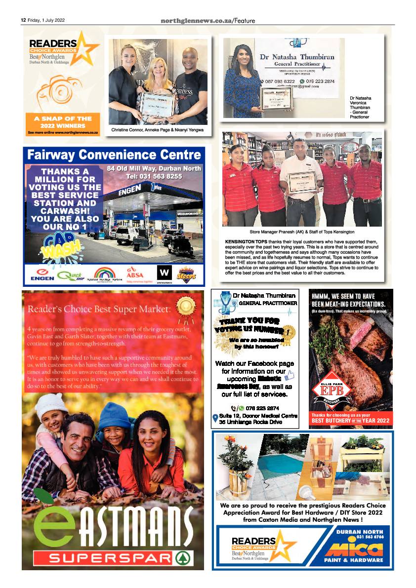 Northglen News 1 July 2022 page 12