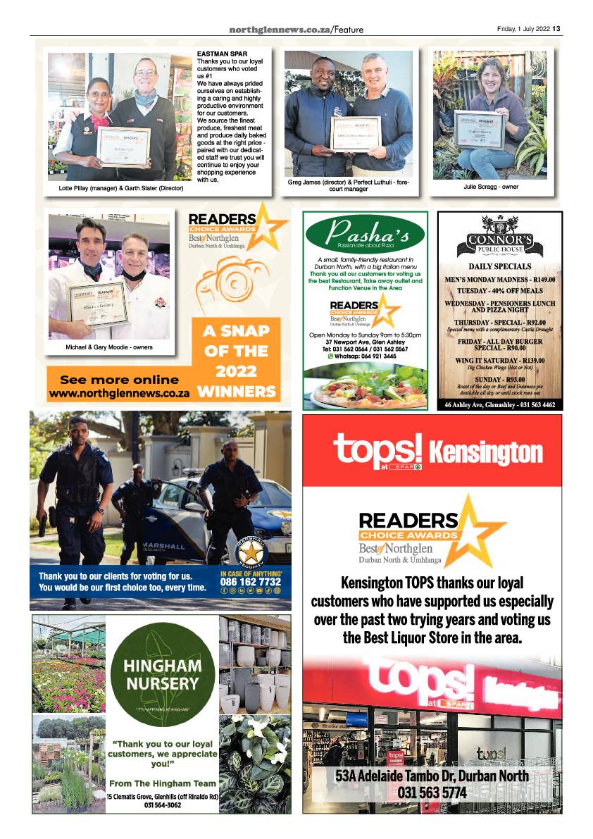 Northglen News 1 July 2022 page 13