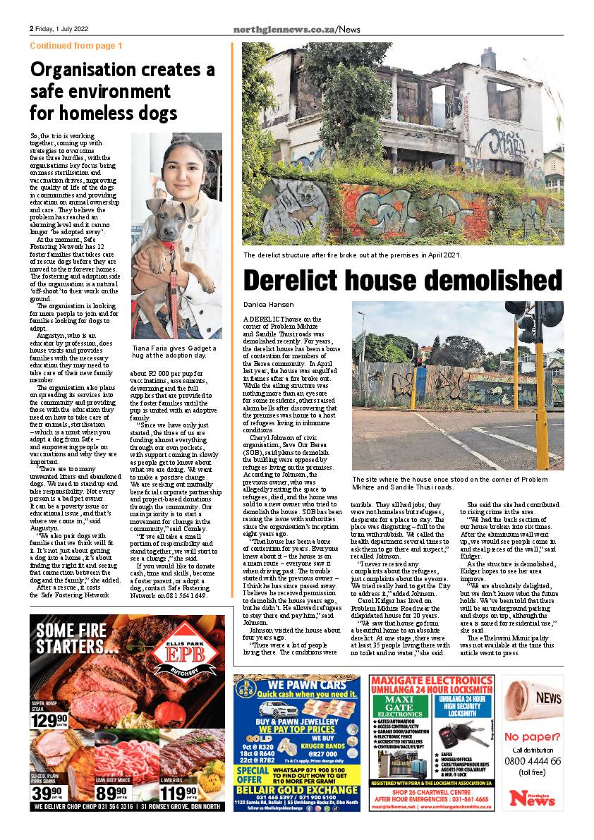 Northglen News 1 July 2022 page 2