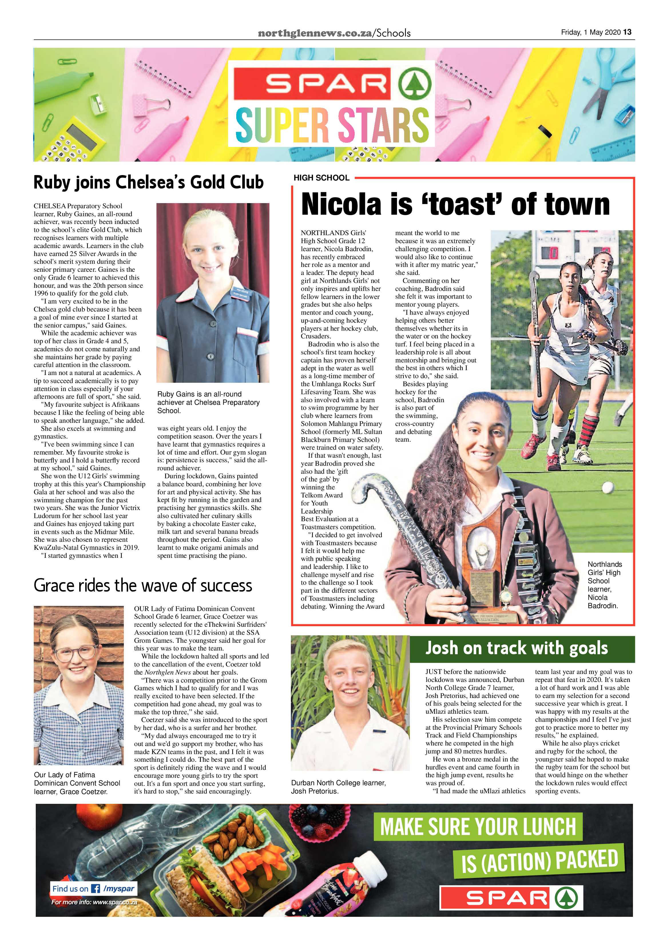 Northglen News 1 May 2020 page 13