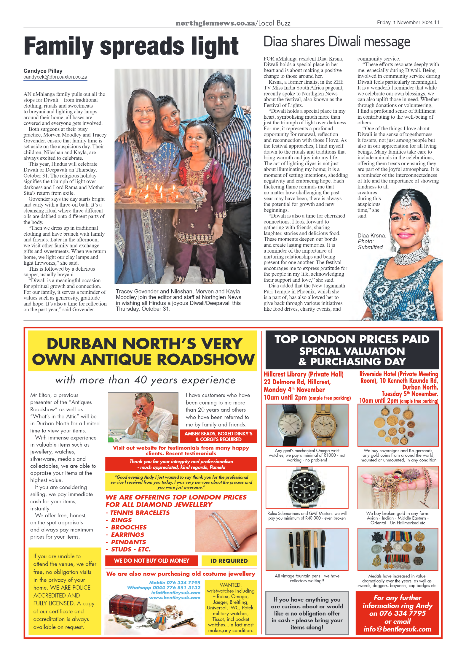 Northglen News 1 November 2024 page 11