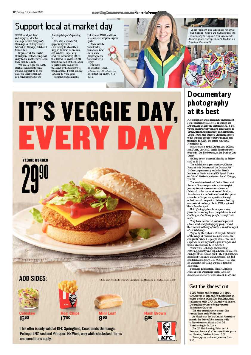 Northglen News 1 October 2021 page 12
