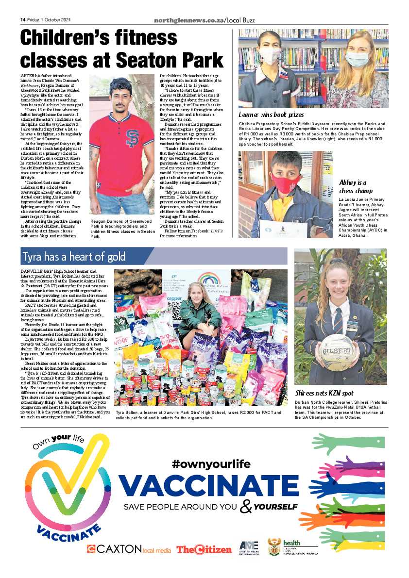 Northglen News 1 October 2021 page 14