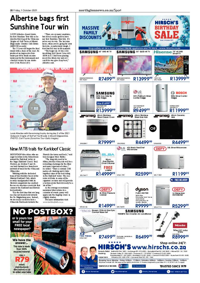 Northglen News 1 October 2021 page 20