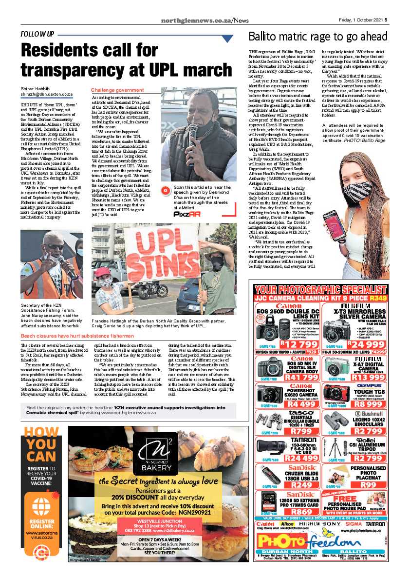 Northglen News 1 October 2021 page 5
