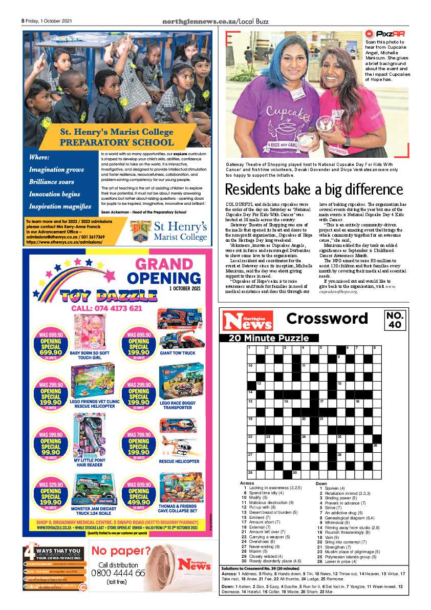 Northglen News 1 October 2021 page 8