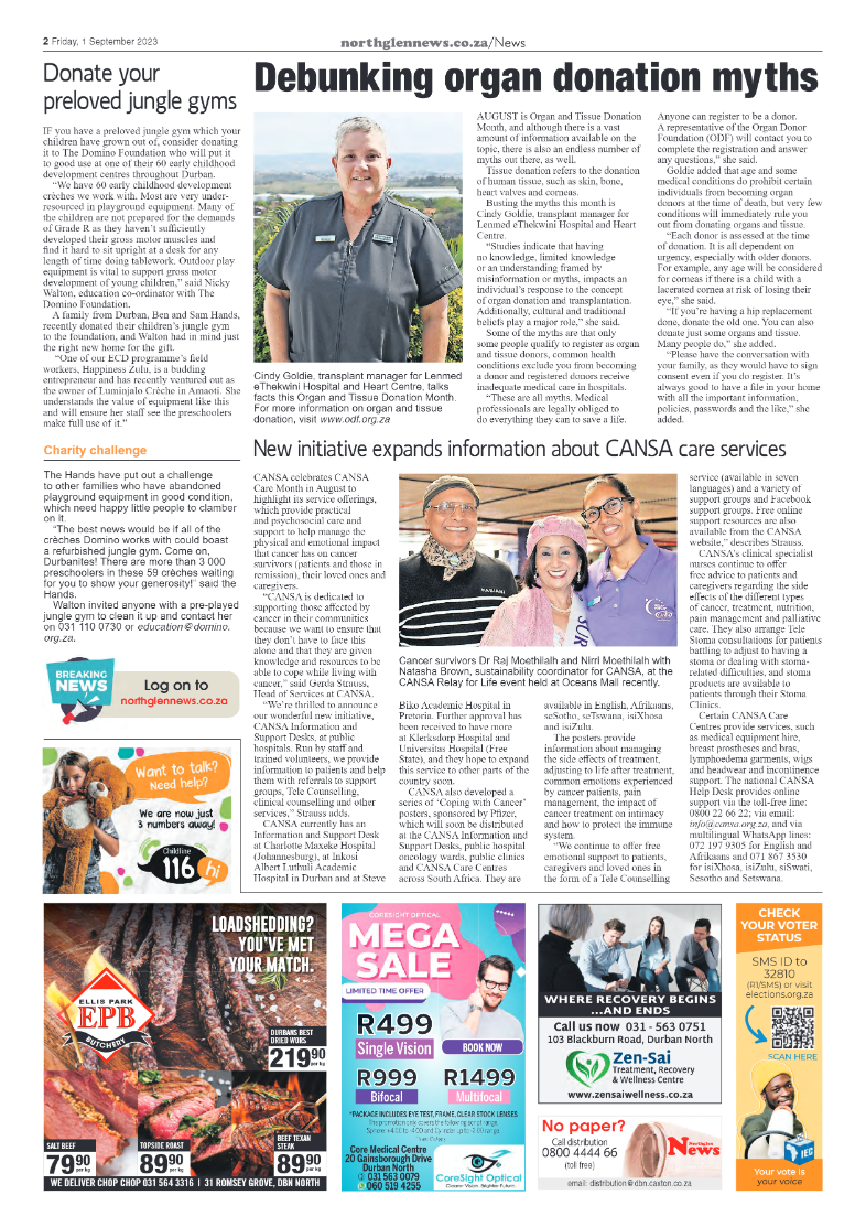Northglen News 1 September 2023 page 2