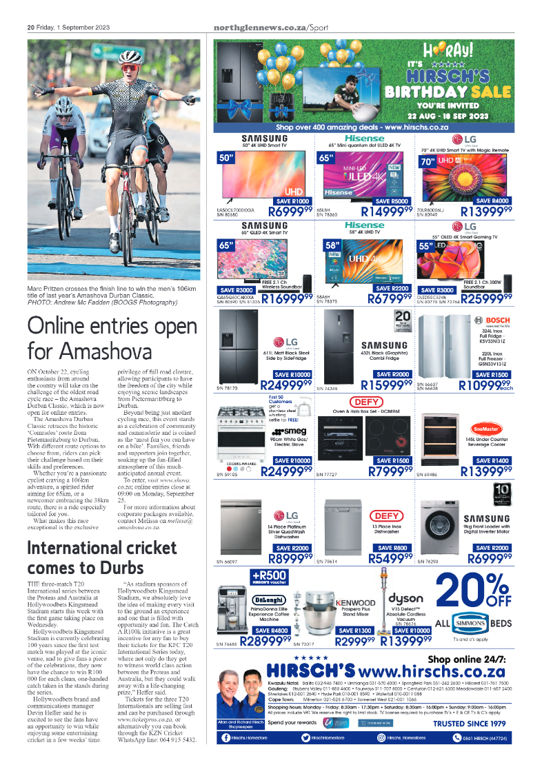 Northglen News 1 September 2023 page 20