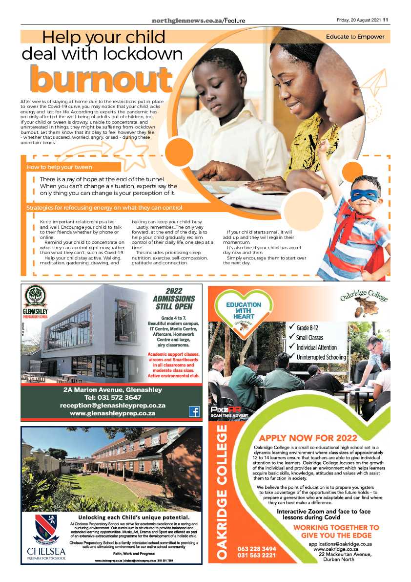 Northglen News 20 August 2021 page 11