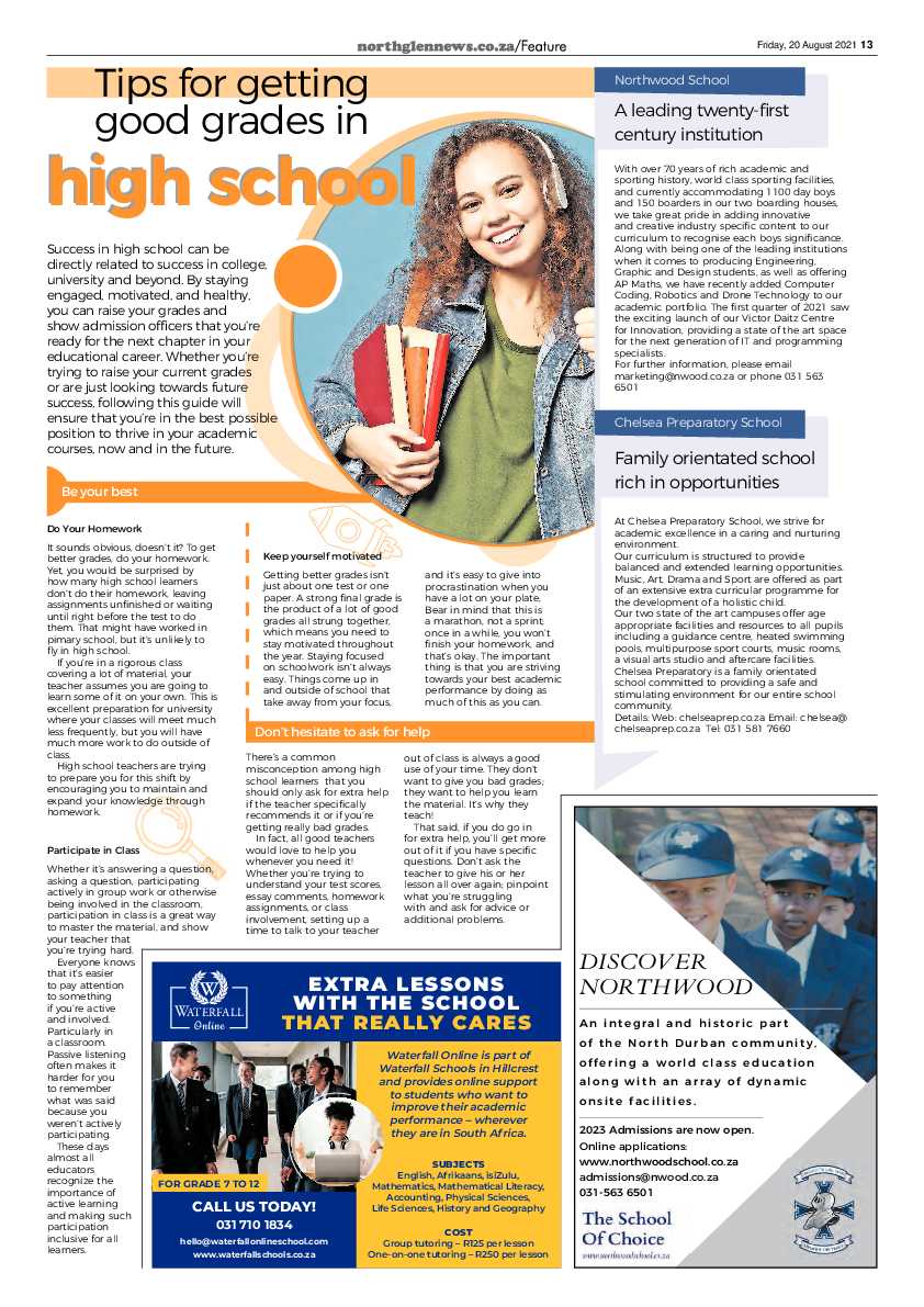 Northglen News 20 August 2021 page 13