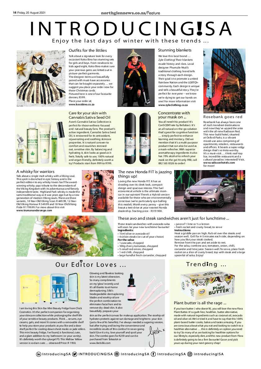 Northglen News 20 August 2021 page 14
