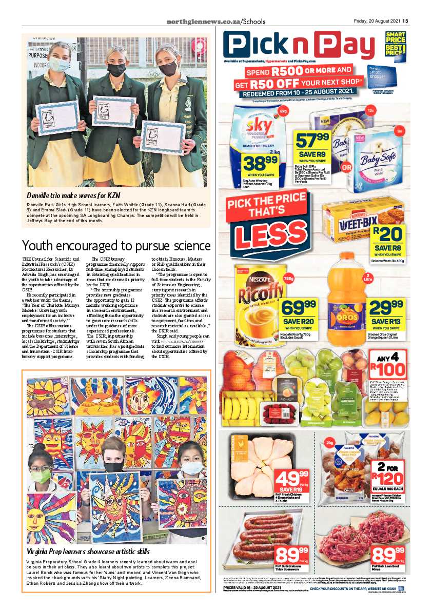Northglen News 20 August 2021 page 15