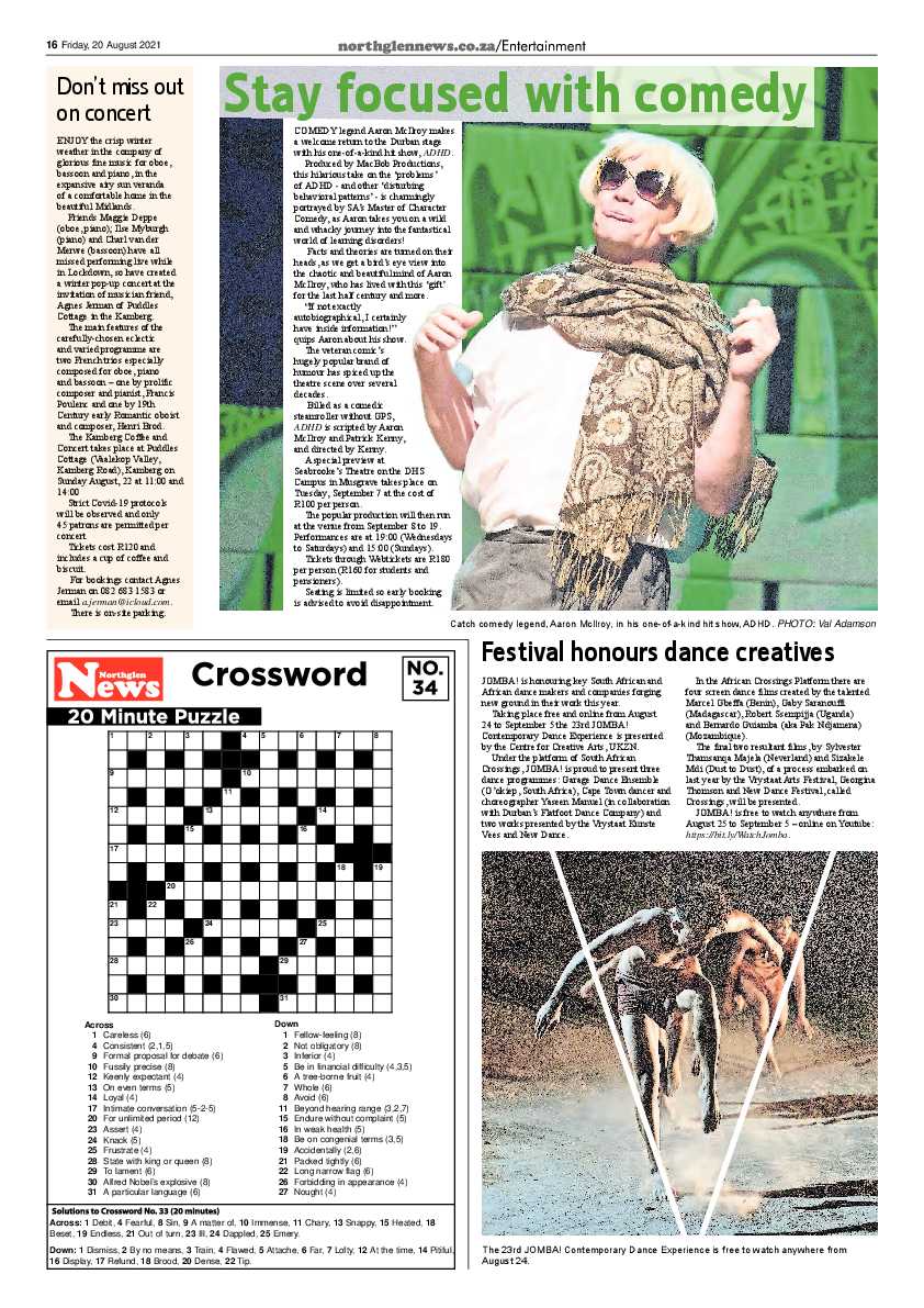 Northglen News 20 August 2021 page 16