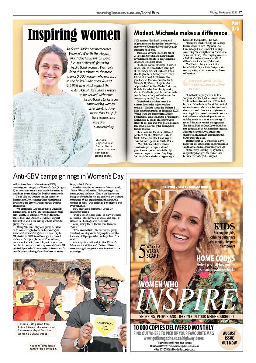Northglen News 20 August 2021 page 17