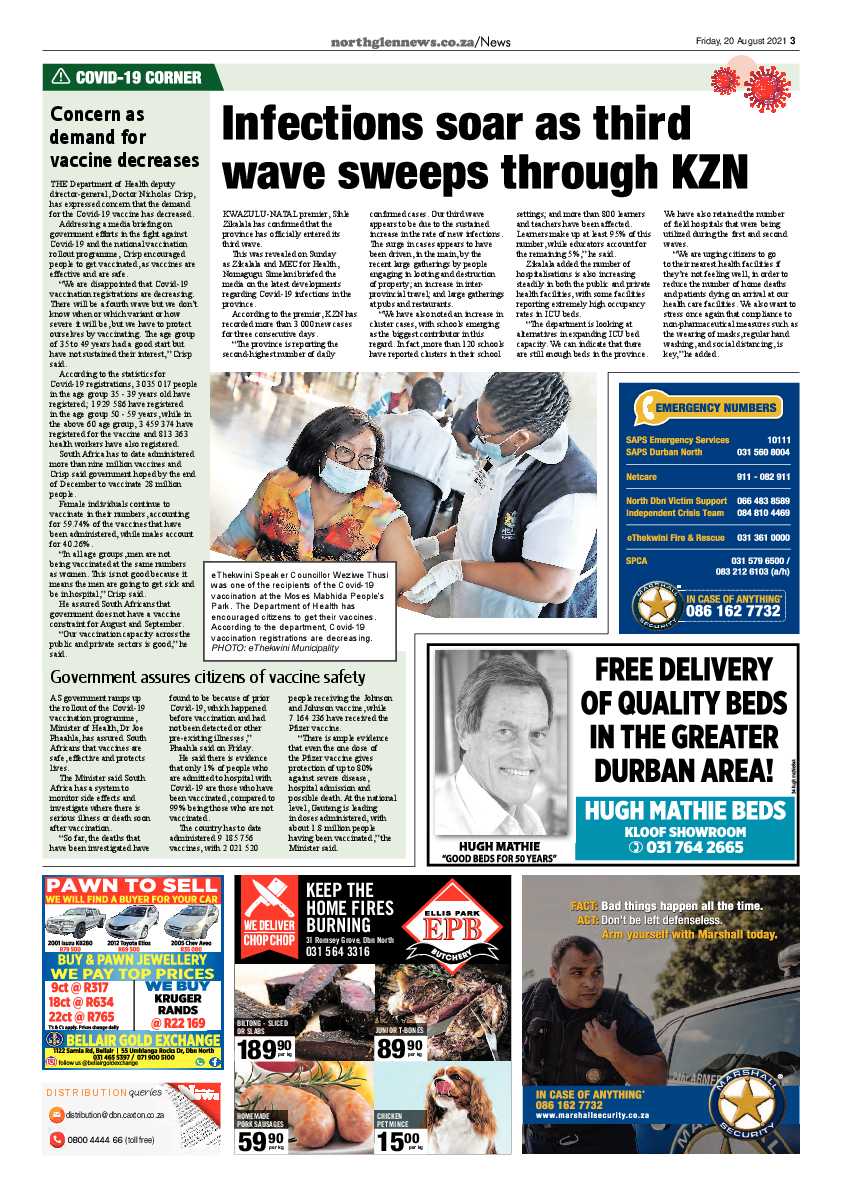 Northglen News 20 August 2021 page 3