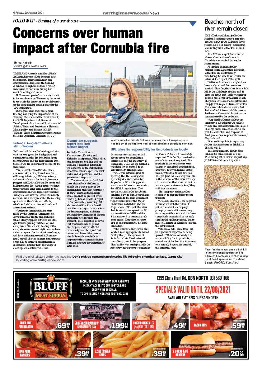 Northglen News 20 August 2021 page 4