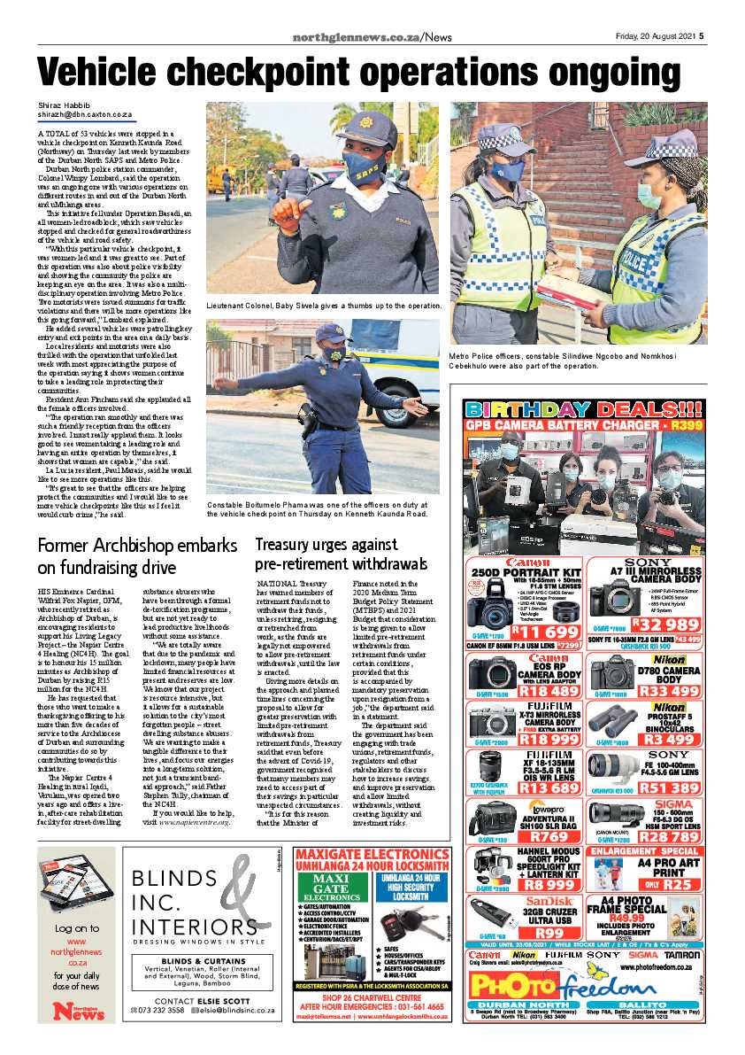 Northglen News 20 August 2021 page 5