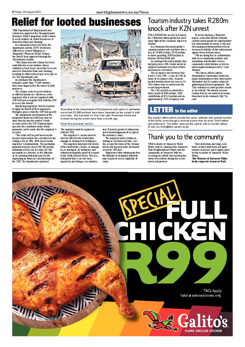 Northglen News 20 August 2021 page 6
