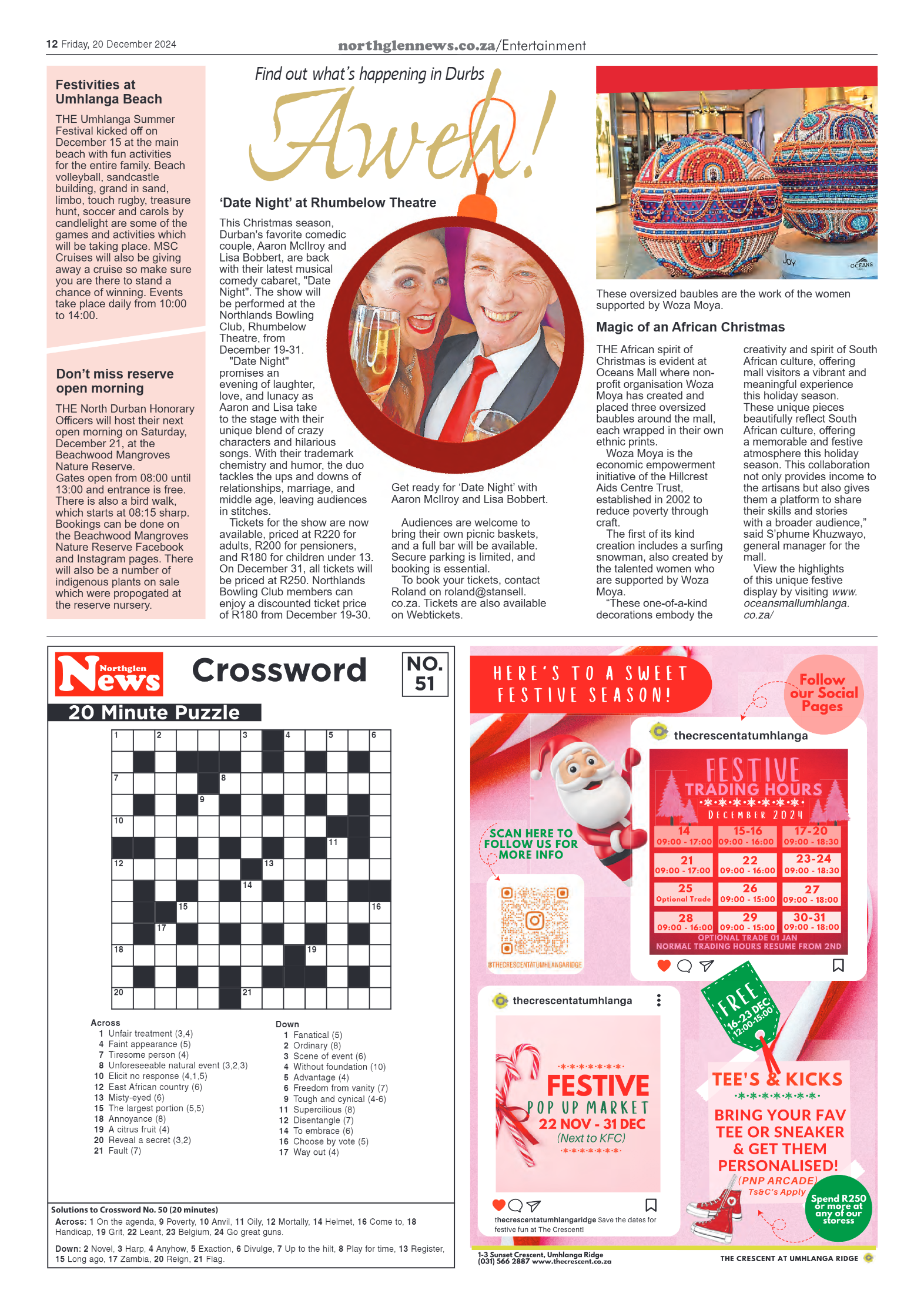 Northglen News 20 December 2024 page 12