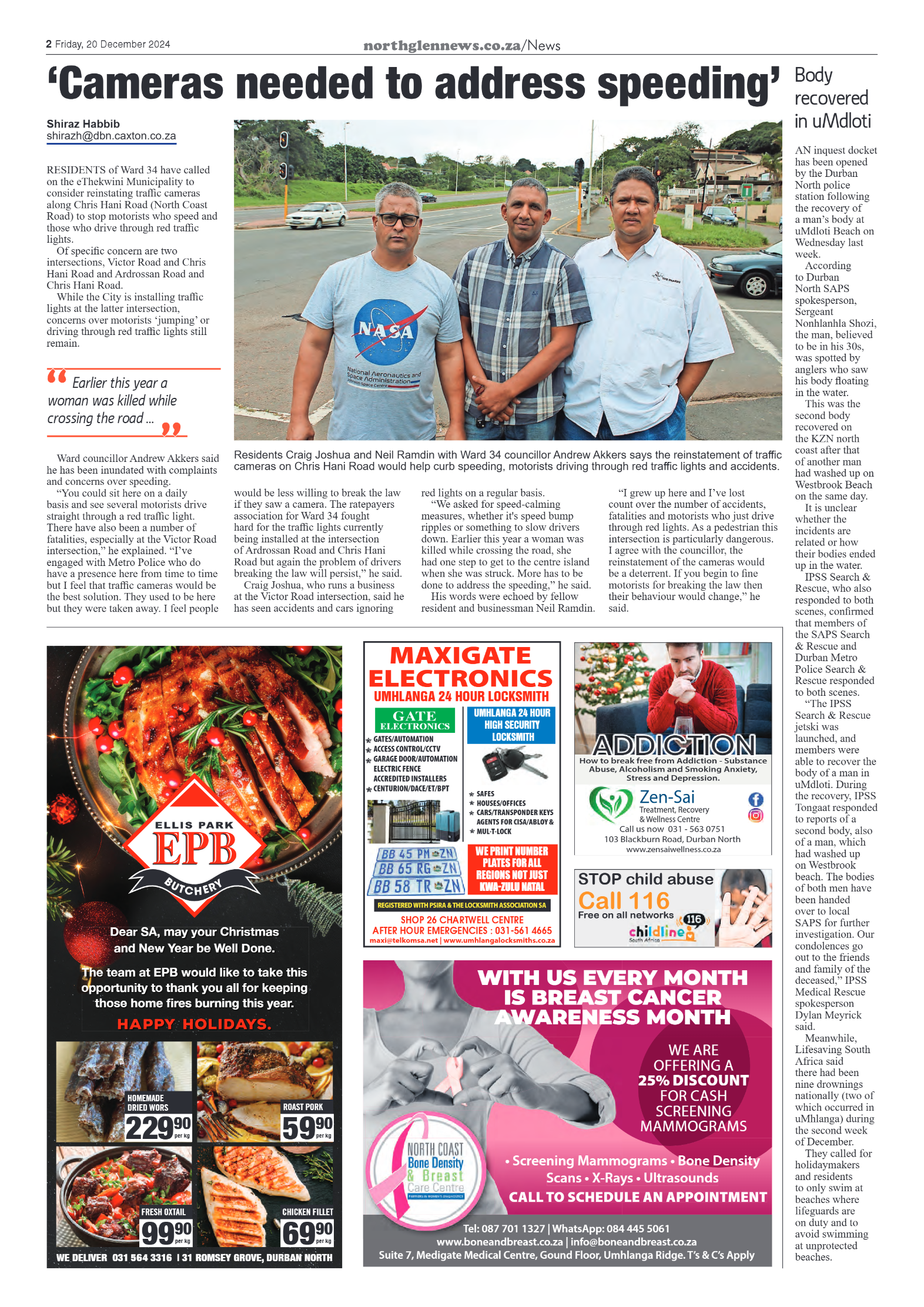 Northglen News 20 December 2024 page 2
