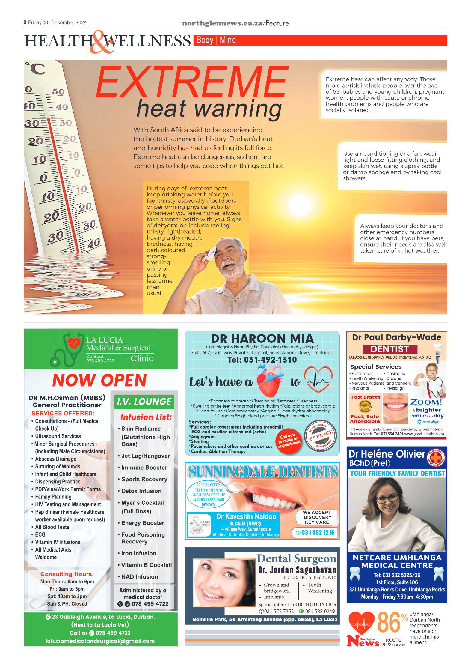 Northglen News 20 December 2024 page 8