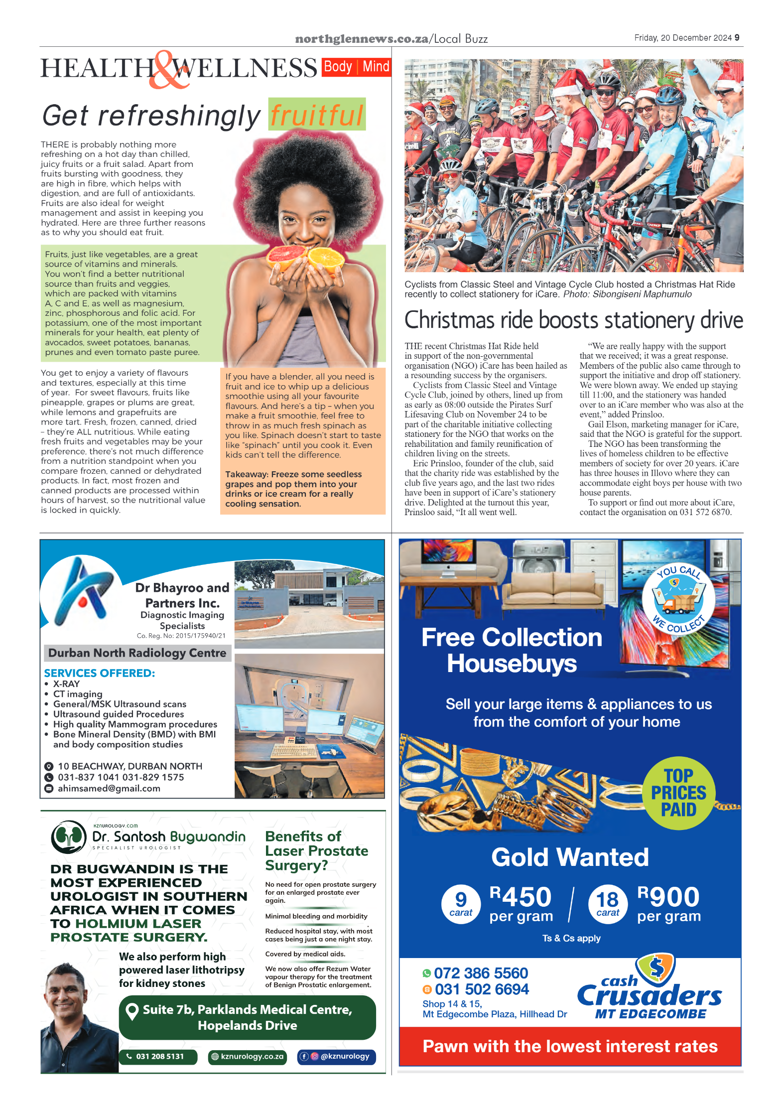 Northglen News 20 December 2024 page 9