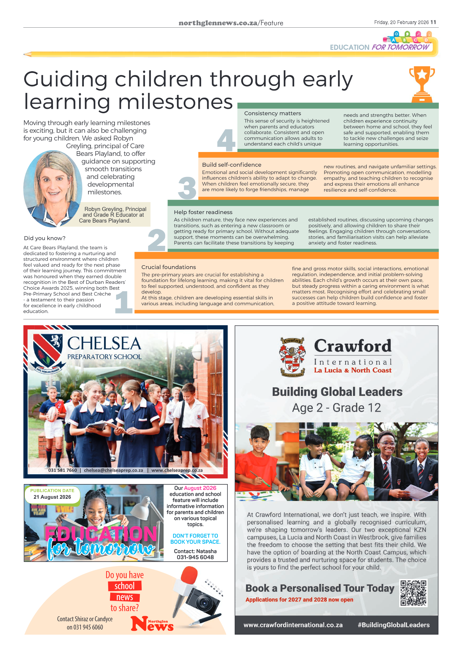 Northglen News 20 February 2026 page 11