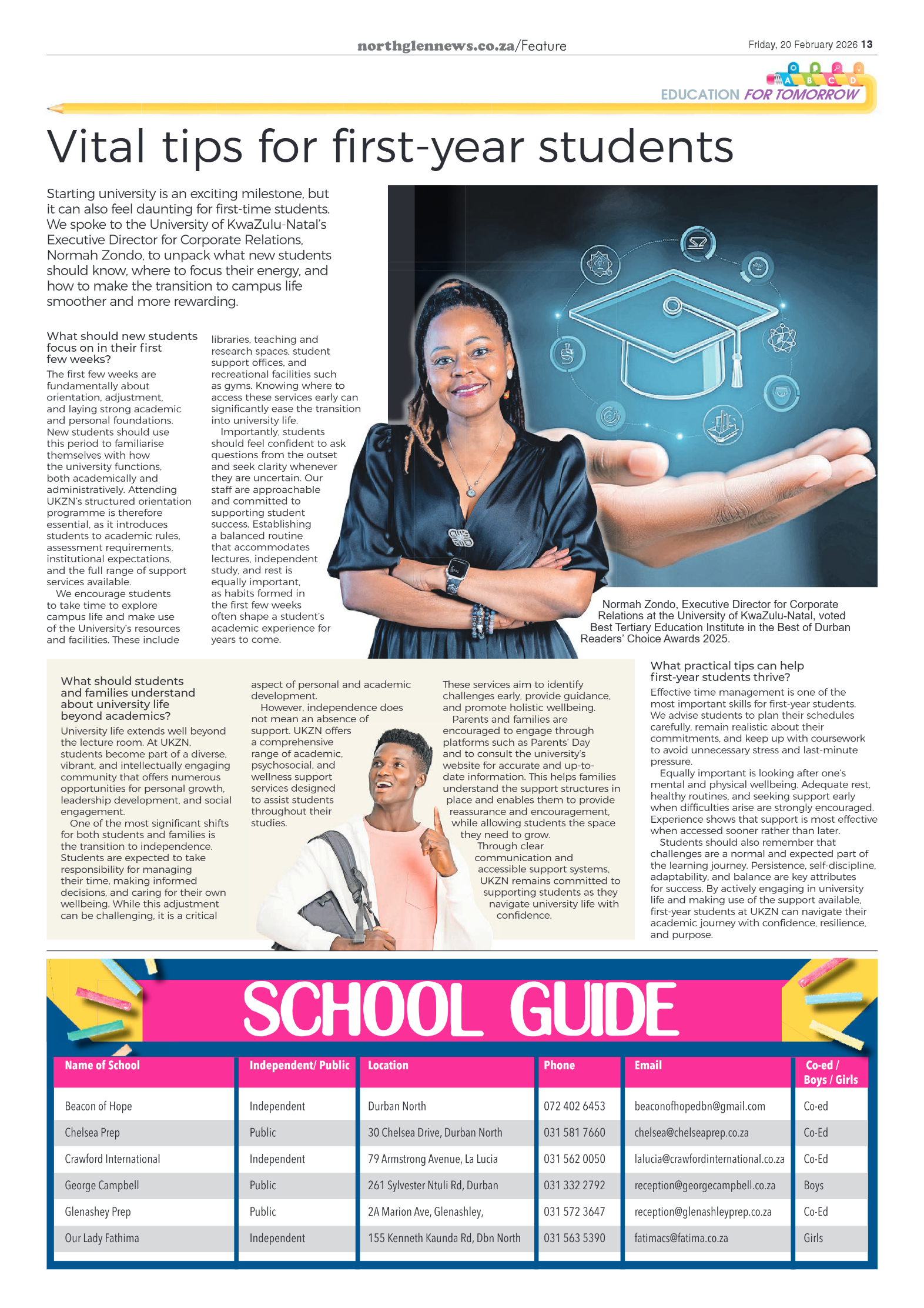 Northglen News 20 February 2026 page 13