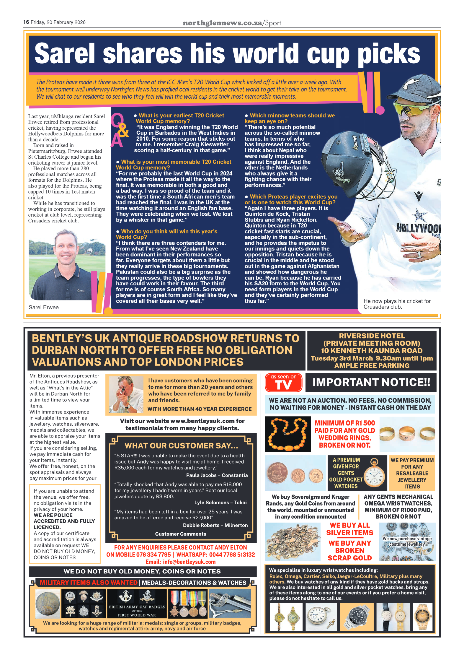 Northglen News 20 February 2026 page 16