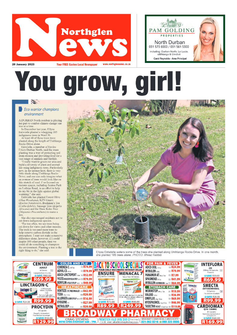 Northglen News 20 January 2023 page 1