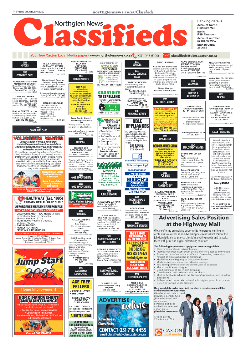 Northglen News 20 January 2023 page 14