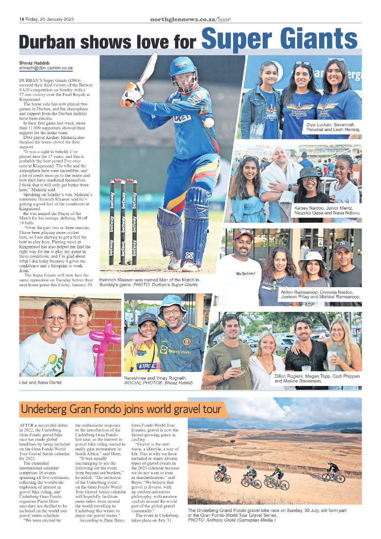 Northglen News 20 January 2023 page 16