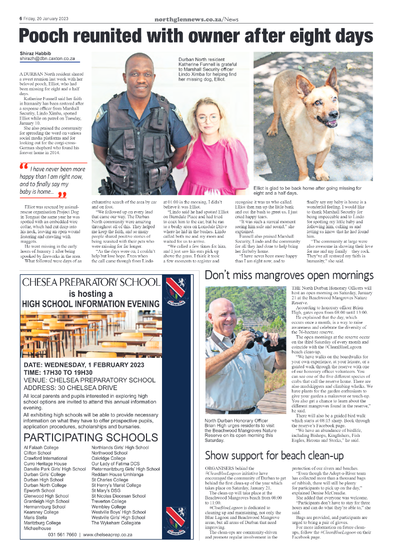 Northglen News 20 January 2023 page 6