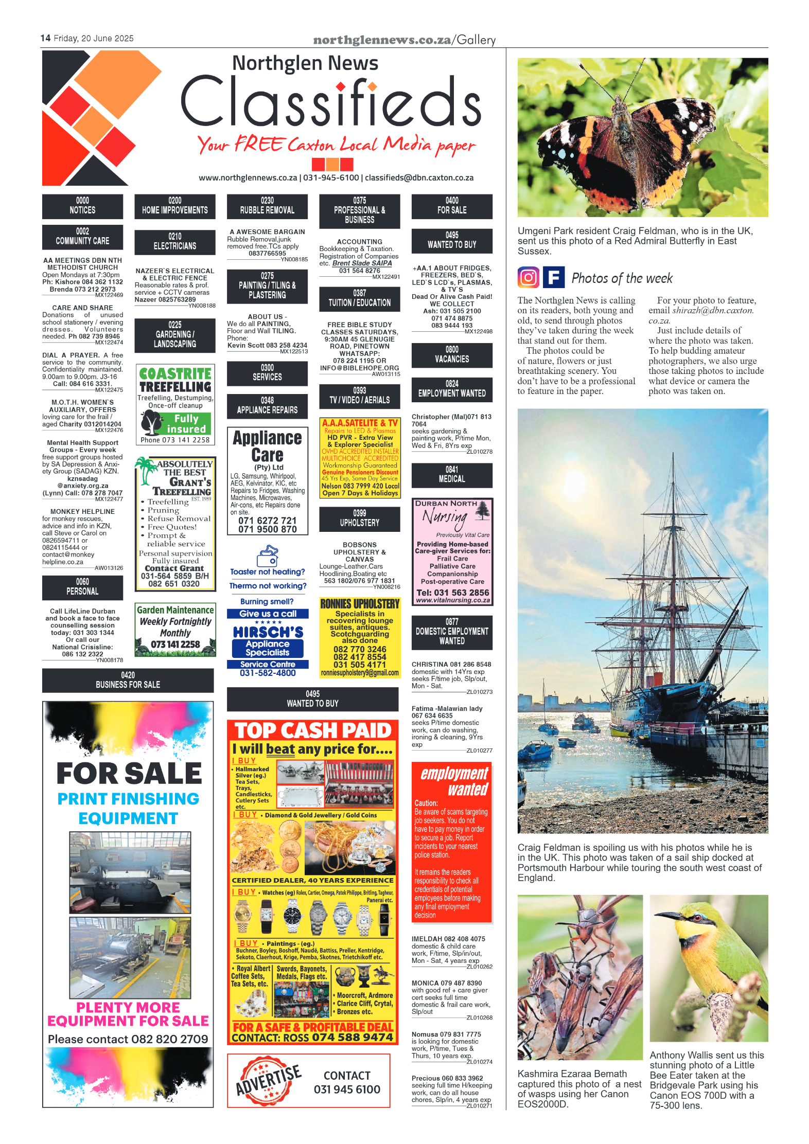 Northglen News 20 June 2025 page 14
