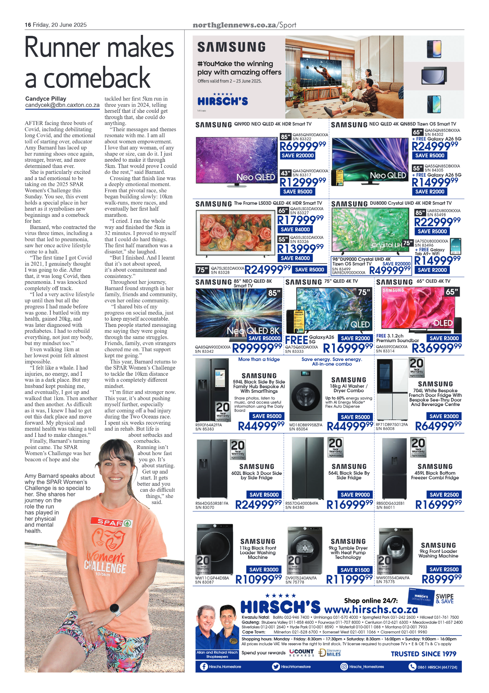 Northglen News 20 June 2025 page 16